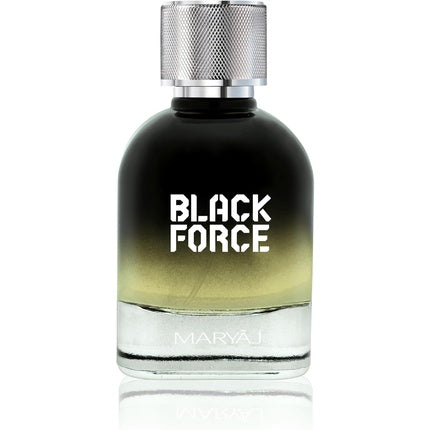 MARYAJ BLACK FORCE Eau De Parfum For Men 100ml Citrus Aromatic Blend Floral Spicy Woody Musky Mossy Notes Premium Fragrance Long-Lasting Scent