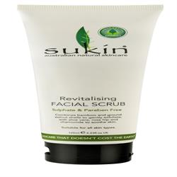 Facial Scrub Tube 125ml, Sukin