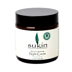 Moisture Restoring Night Cream Jar 120ml, Sukin