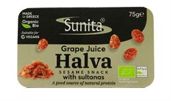 Organic Grape Juice & Sultana Halva 75g, Sunita