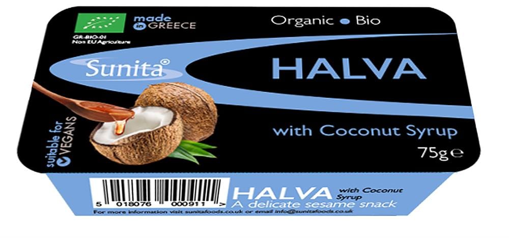 Sunita Organic Halva med kokosnødsirup 75G