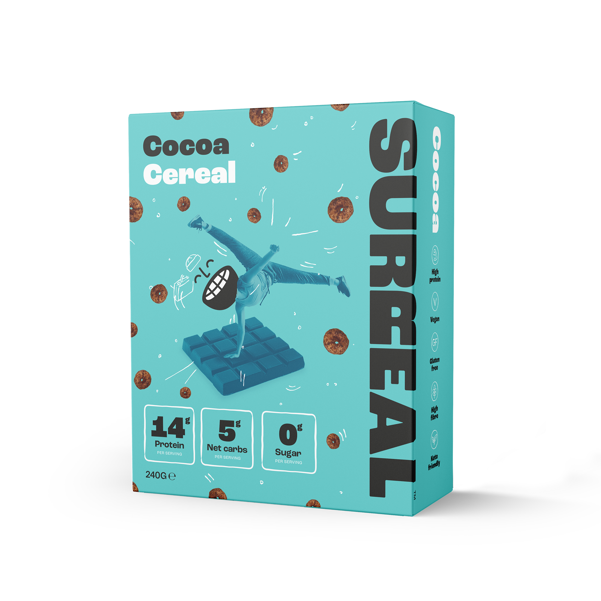 SURREAL Protein Cereal 240g Cocoa