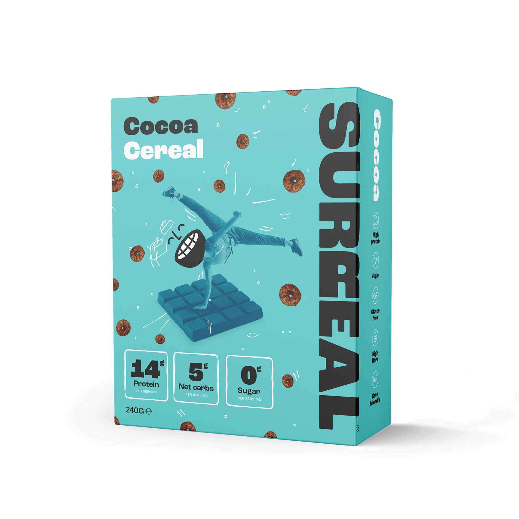 SURREAL Protein Cereal 240g Cocoa