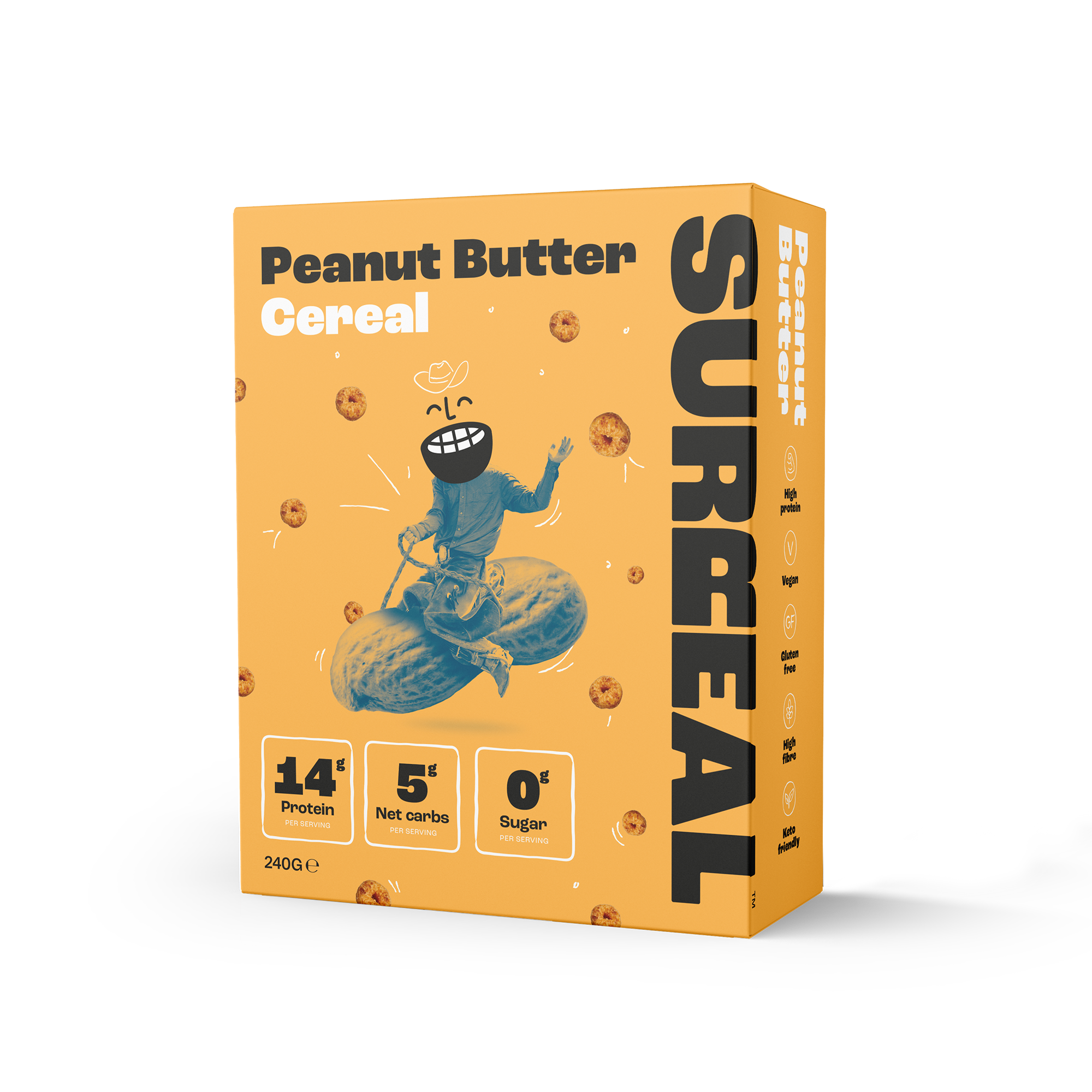 SURREAL Protein Cereal 240g Peanut Butter