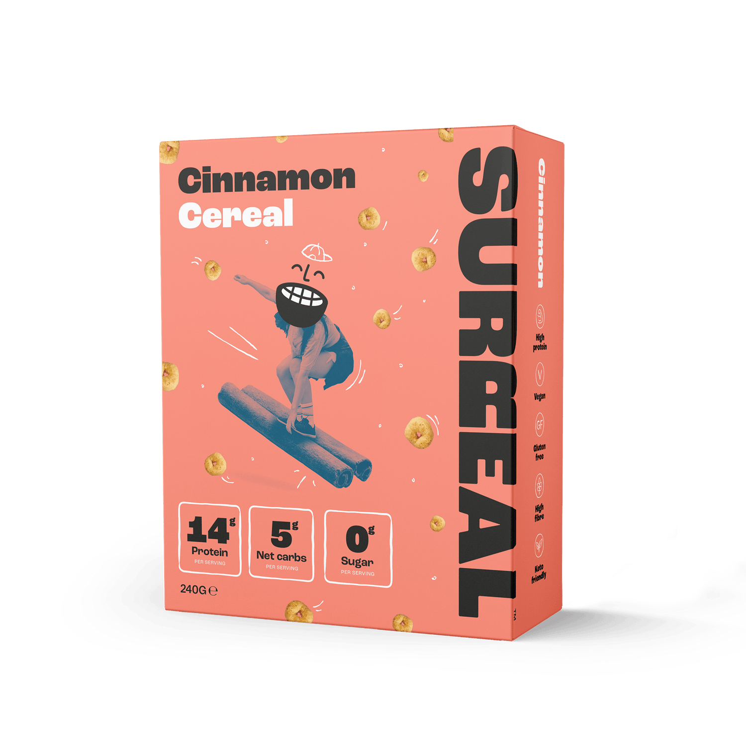 SURREAL Protein Cereal 240g Cinnamon