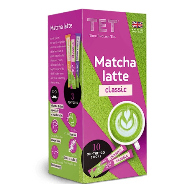 Ægte engelsk te ??? Matcha Latte Classic 10x10g i pinde