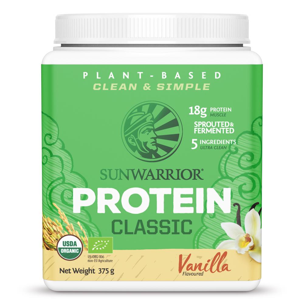 Sunwarrior Classic Organic Protein Vanilla 375G