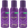 Benetton United Colors De Benetton Purple Deodorant Ladies Womens Body Spray for Her 150ml