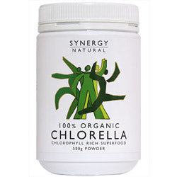 Chlorella Powder Organic 500g, Synergy Natural