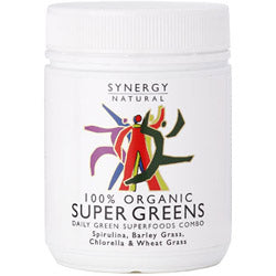 Organic Super Greens Powder 200g, Synergy Natural