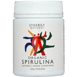 Spirulina Powder Organic 100g, Synergy Natural