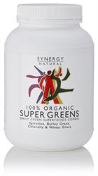 Organic Super Greens Powder 1Kg, Synergy Natural