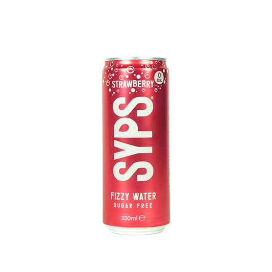 SYPS Fizzy Water 12x330ml Strawberry