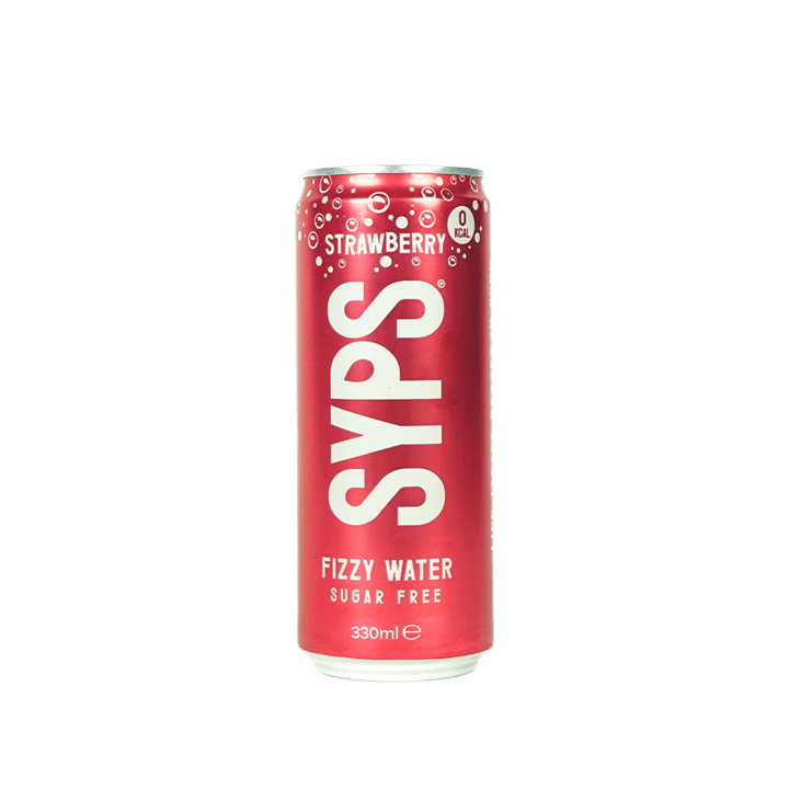 SYPS Fizzy Water 12x330ml Strawberry