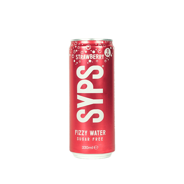 SYPS Fizzy Water 12x330ml Strawberry