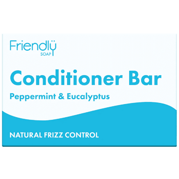 Friendly Soap Conditioner Bar Peppermint & Eucalyptus 90g - welzo