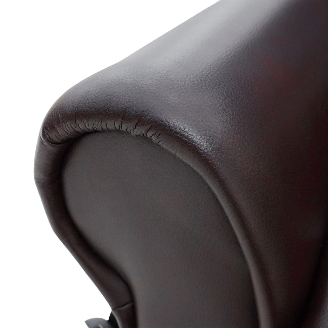 Savoy Dual Motor Riser Recliner - Brown Air Leather - image 7