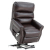 Savoy Dual Motor Riser Recliner - Brown Air Leather - image 2