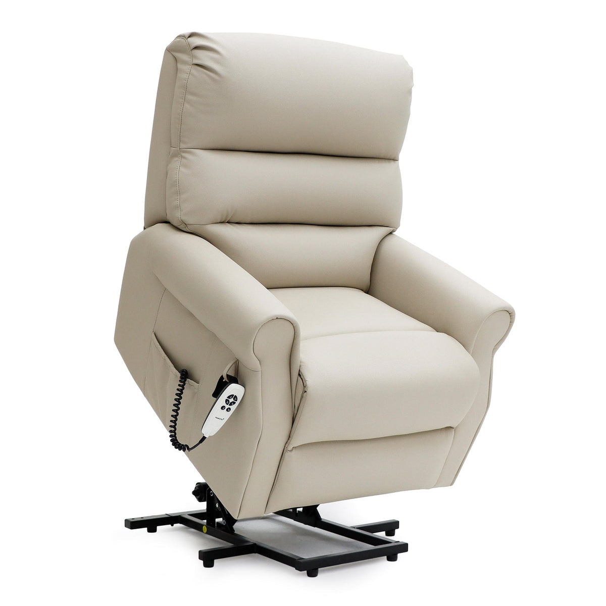 Sillón reclinable Savoy con doble motor - Cuero Cream Air - imagen 2