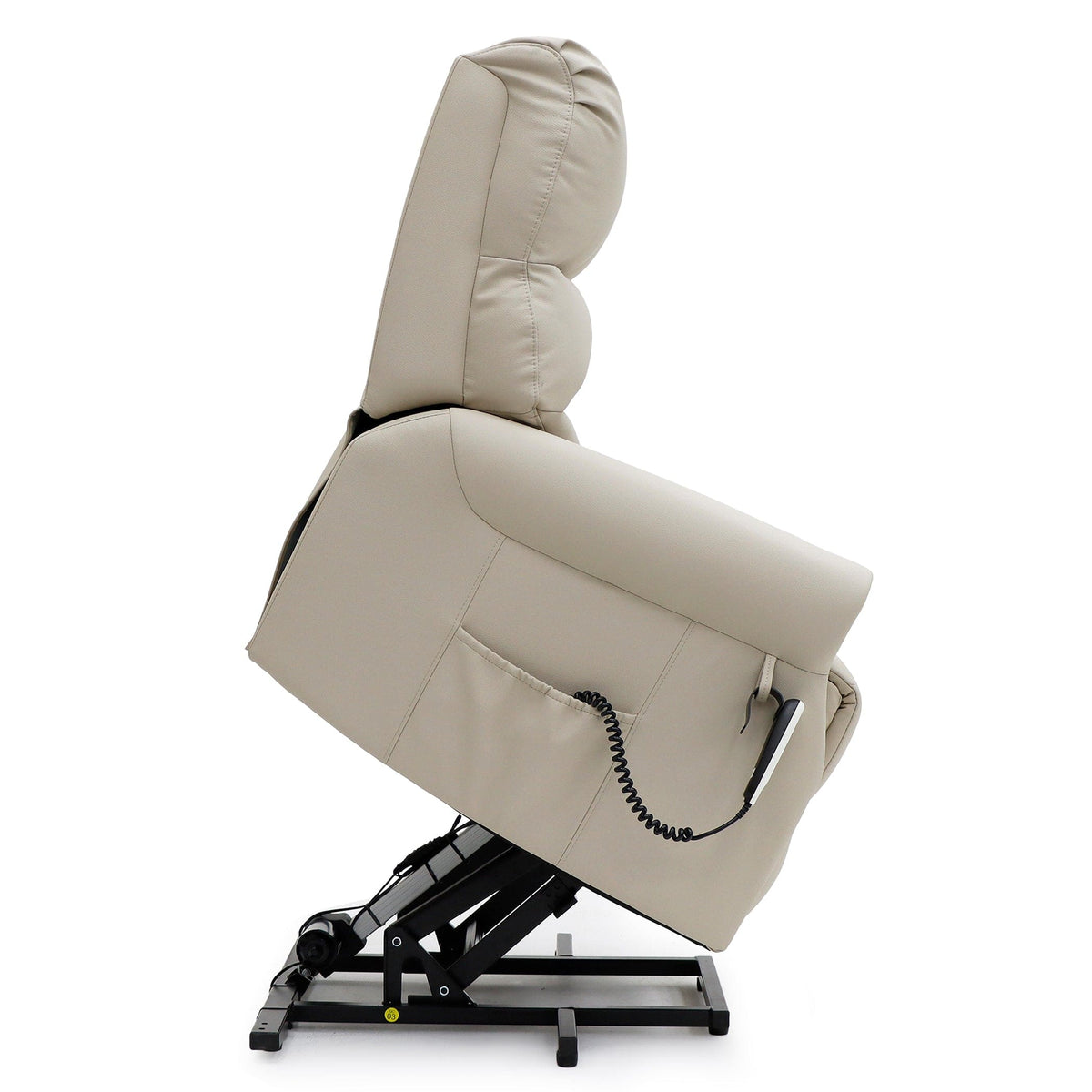 Sillón reclinable Savoy con doble motor - Cuero Cream Air - imagen 7