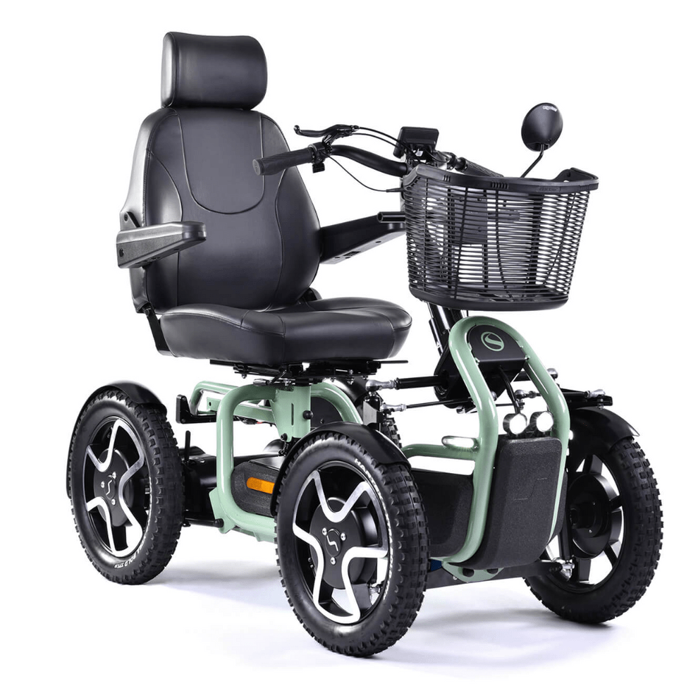 Scoozy S800 8 mph All-Terrain Lithium Mobility Scooter-31 mil rozsah