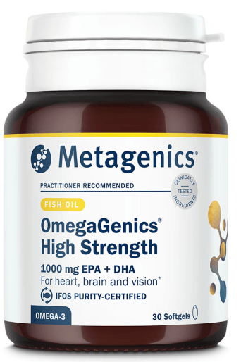 Metagenics OmegaGenics Hochkonzentriertes Omega-3-Fischöl – 60 Kapseln – Bild 3