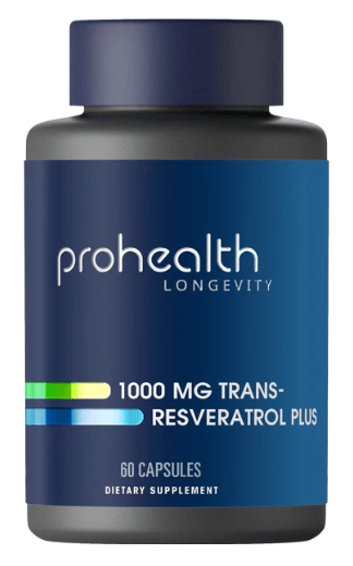ProHealth Longevity Trans-Resveratrol Plus 1000mg – 60 Capsules – image 3