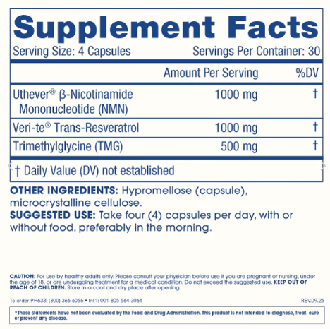 ProHealth Longevity NMN Pro Complete Capsules – 120 Capsules – image 4