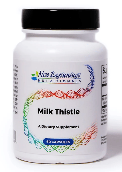New Beginnings Milk Thistle 200mg – 60 Capsules – image 3
