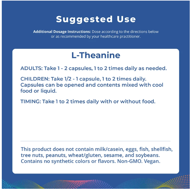 New Beginnings L-Theanine 100mg – 60 Capsules – image 4