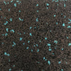 JORDAN Activ Square - Gym Flooring  - Black Corner with blue fleck 50cm x 50cm x 15mm  - Welzo