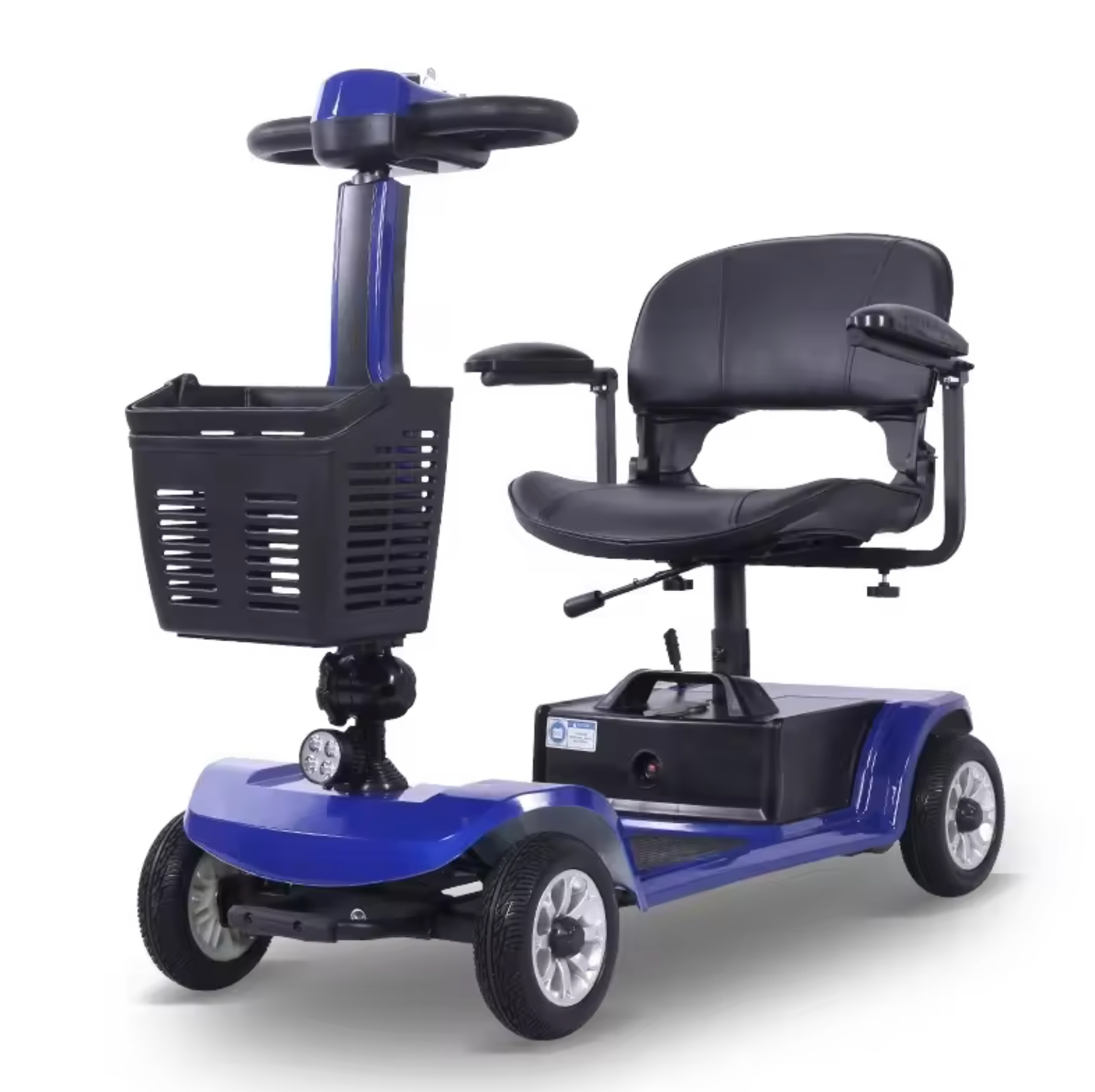 UltraLite Compact Mobility Scooter - Lightweight, Foldable, and Travel-Friendly with Swivel Seat and Adjustable Armrests - Ideal for Indoor/Outdoor Use