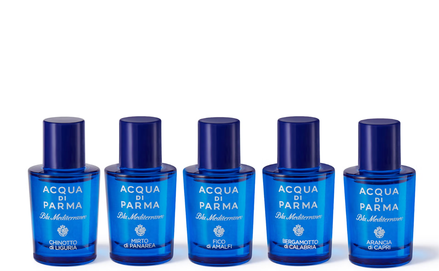 Acqua di parma blu mediterraneo eau de toilette 5ml - pacchetto di 5