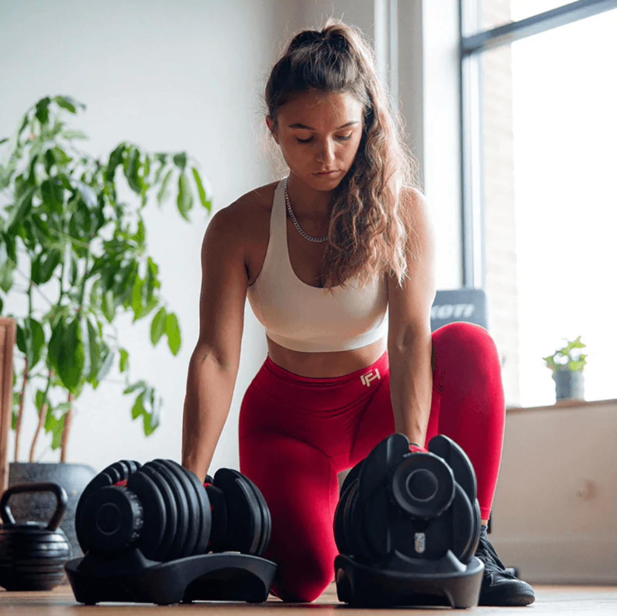 Haltères réglables 24 kg Premium - Équipement de gymnase d'entraînement à domicile - Welzo