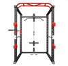 Power Cage Squat Rack ( Multi Function Gym with Cable Pulley System) Techno Gym Life Fit