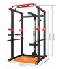 Power Cage Squat Rack ( Multi Function Gym with Cable Pulley System) Techno Gym Life Fit