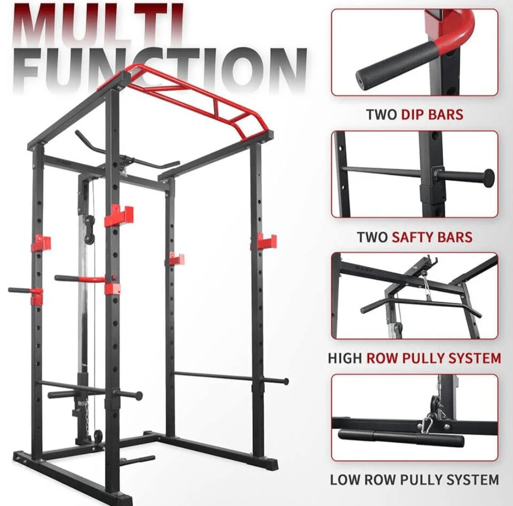 Power Cage Squat Rack (γυμναστήριο πολλαπλών λειτουργιών με σύστημα τροχαλίας καλωδίων) Techno Gym Life Fit Fit