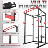 Power Cage Squat Rack ( Multi Function Gym with Cable Pulley System) Techno Gym Life Fit