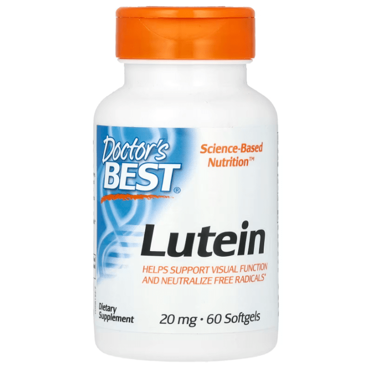 Doctor's Best Lutein with FloraGLO, 20mg - 60 softgels