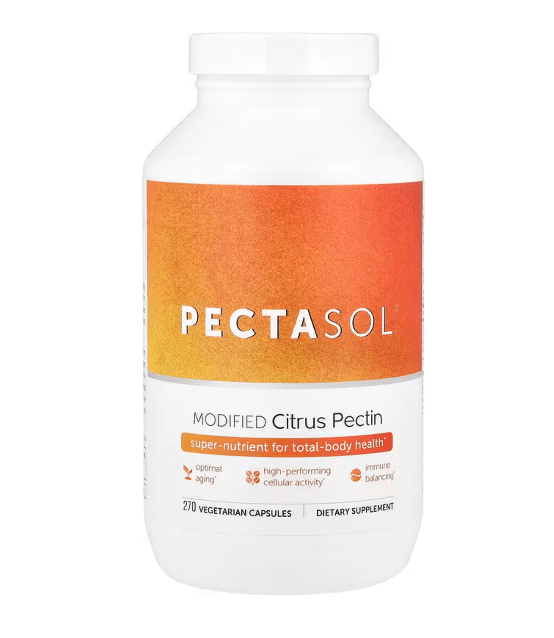 Pectasol -C (modificeret citrus pectin) 270 kapsler - Econugenics