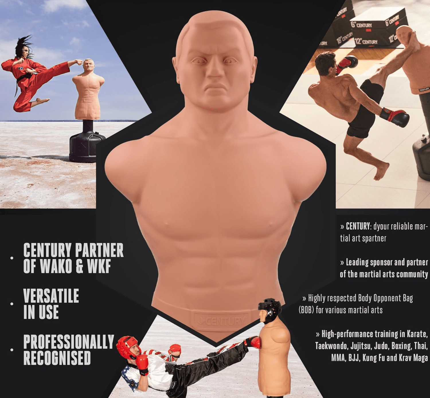 Ελίτ sparring bob xl freestanding punch τσάντα torso torso προπόνηση