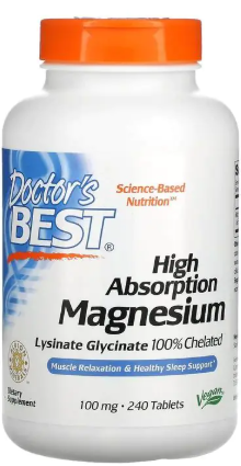 Najlepszy magnez o wysokiej absorpcji doktora 100 mg