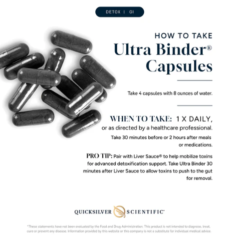Ultra Binder (120 κάψουλες) - Quicksilver Scientific