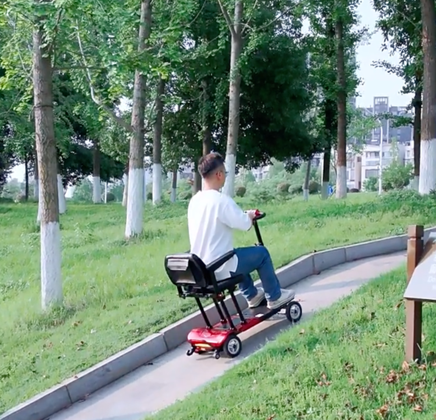 Welzo Feather+ Magnesium Ultra-Light Folding Mobility Scooter