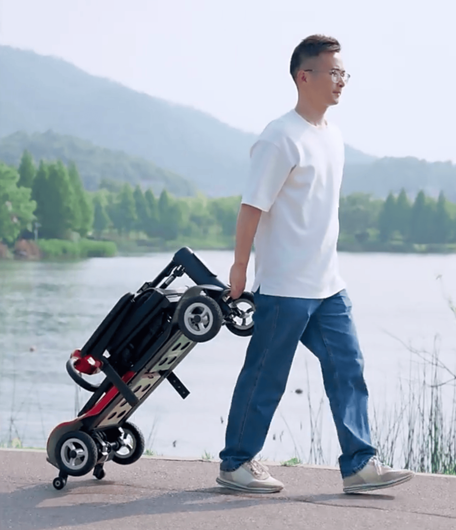 Welzo Feather+ Ultra-Light Magnesium Folding Mobility Scooter