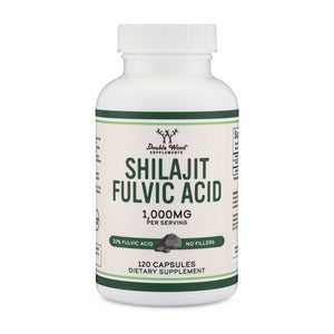 Double Wood Shilajit Resin - 120 x 500 mg capsules - Welzo