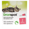 Drontal Dronspot Spot-On Solution for Medium Cats Pack of 2 - welzo