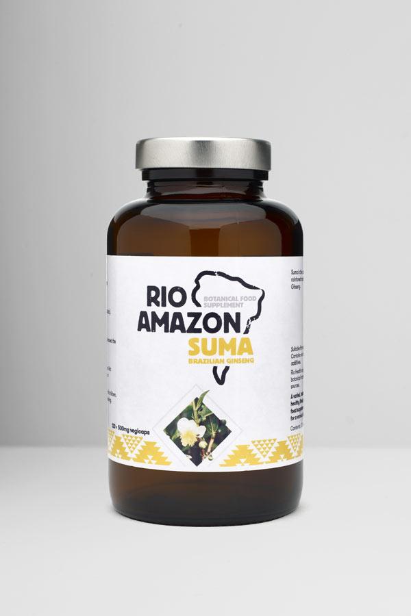 Rio Amazon Supplements Suma (Brazilian Ginseng/Pfaffia) 500mg- 120 Capsules - Welzo