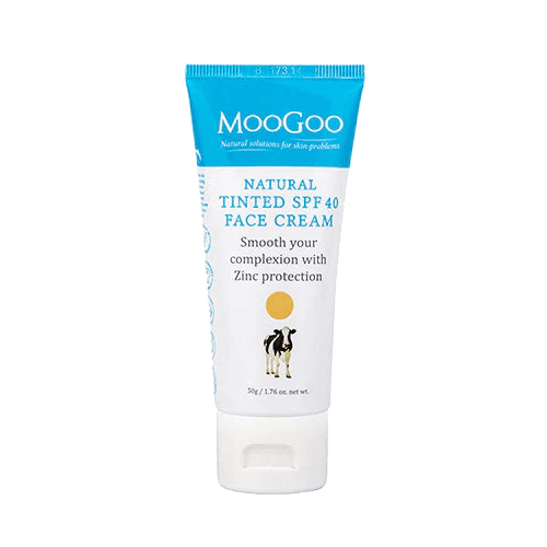 MooGoo Tinted SPF 40 Face Cream 50g - welzo