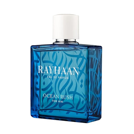 RAYHAAN Ocean Rush Eau de Parfum Spray for Men 3.4 Ounce